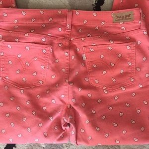 Limited Levi’s 535 legging jeans bandana style